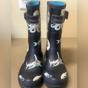 Kids ocean theme rain boots